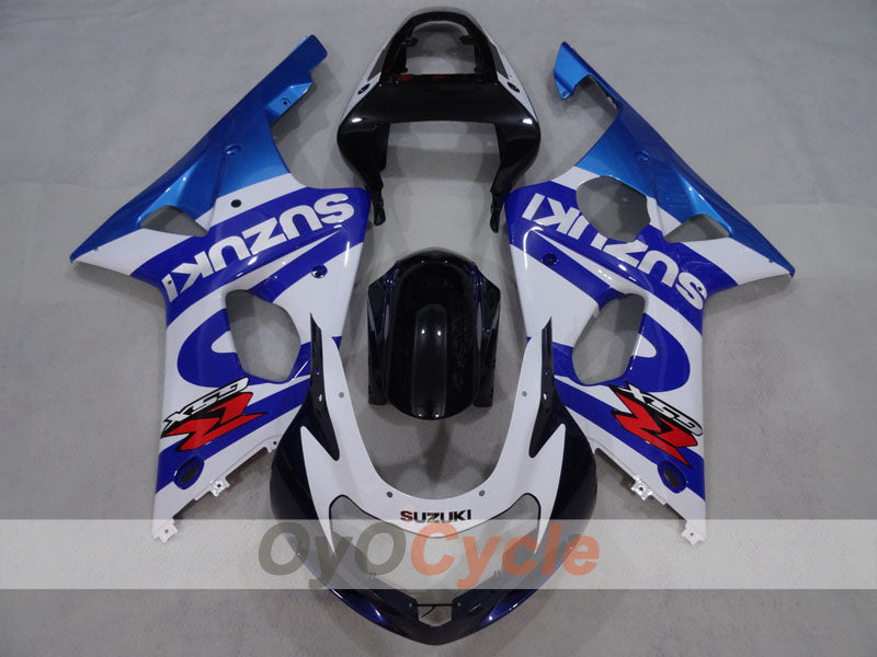 Kit de carenado por inyección para GSX R1000 00-02 - Azul, Negro - Estilo original #OYO87905131