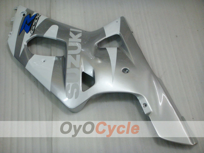 Carenado de inyección para GSX R1000 del 00-02 - Blanco, Negro, Plata - Estilo de fábrica #OYO87905205