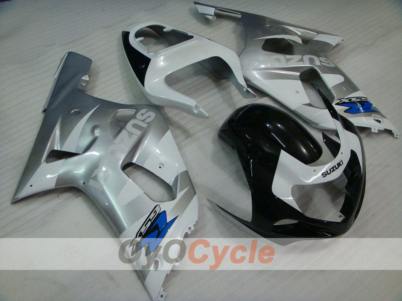 Carenado de inyección para GSX R600 01-03 - Blanco, Negro, Plata - Estilo de fábrica #OYO87905104 Imagen secundaria del producto