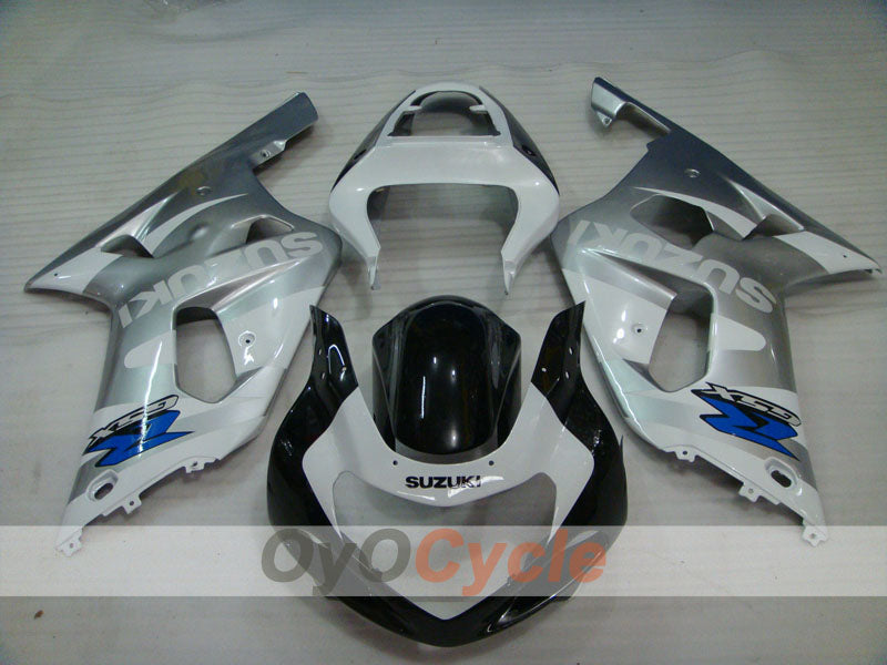 Carenado de inyección para GSX R1000 del 00-02 - Blanco, Negro, Plata - Estilo de fábrica #OYO87905205 Imagen secundaria del producto
