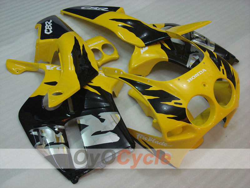 Kit de carenado por inyección para CBR250RR 88-89 - Amarillo, Negro - Estilo de fábrica #OYO87902900 Imagen principal del producto