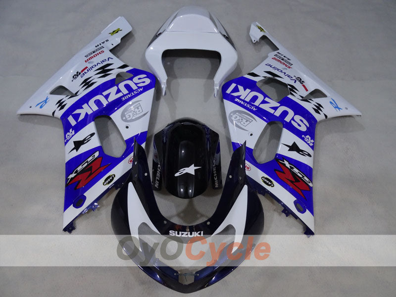Kit de carenado por inyección para GSX R1000 00-02 - Azul, Blanco - MICHELIN #OYO87905183 Imagen secundaria del producto
