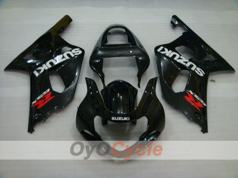 Kit de carenado de inyección para GSX R600 01-03 - Negro - Estilo de fábrica #OYO87905085