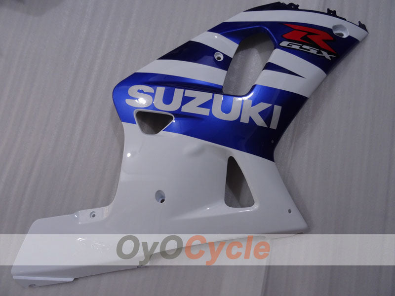 Kit de carenado por inyección para GSX R1000 00-02 - Azul, Blanco - Estilo de fábrica #OYO87905219