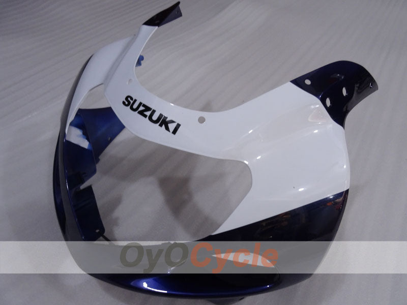 Kit de carenado por inyección para GSX R1000 00-02 - Azul, Blanco - Estilo de fábrica #OYO87905219