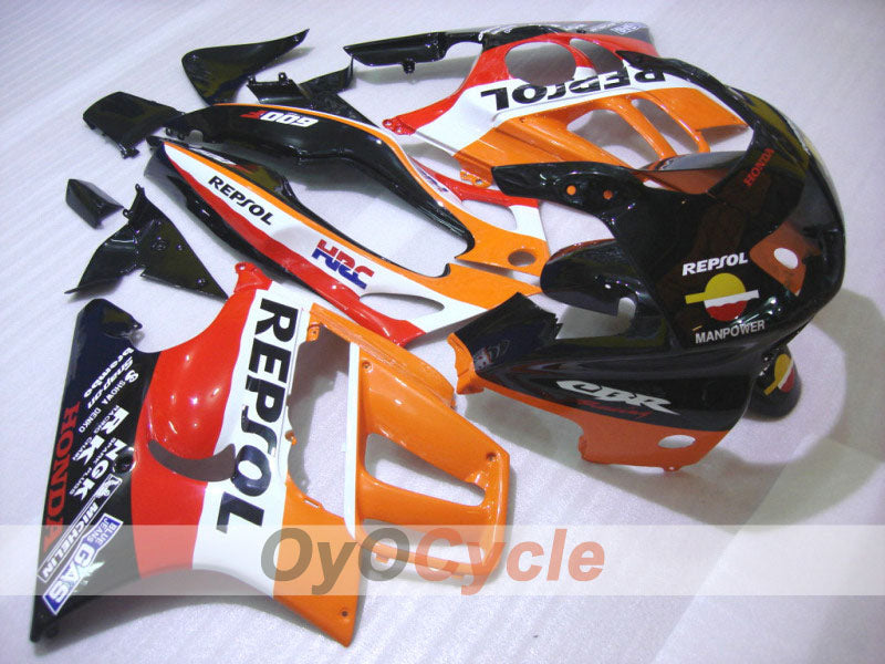 Kit de carenado por inyección para CBR600F3 97-98 - Naranja, Negro - Repsol #OYO87900100 Imagen secundaria del producto