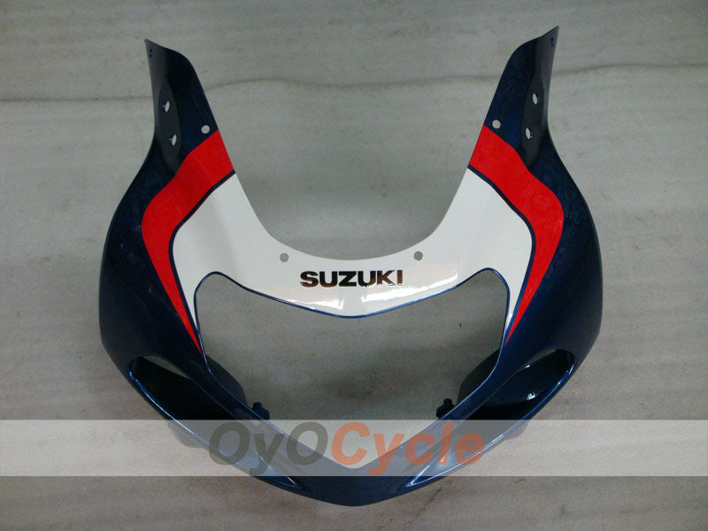 Kit de carenado por inyección para GSX R750 00-03 - Azul, Blanco - Estilo de fábrica #OYO87905123
