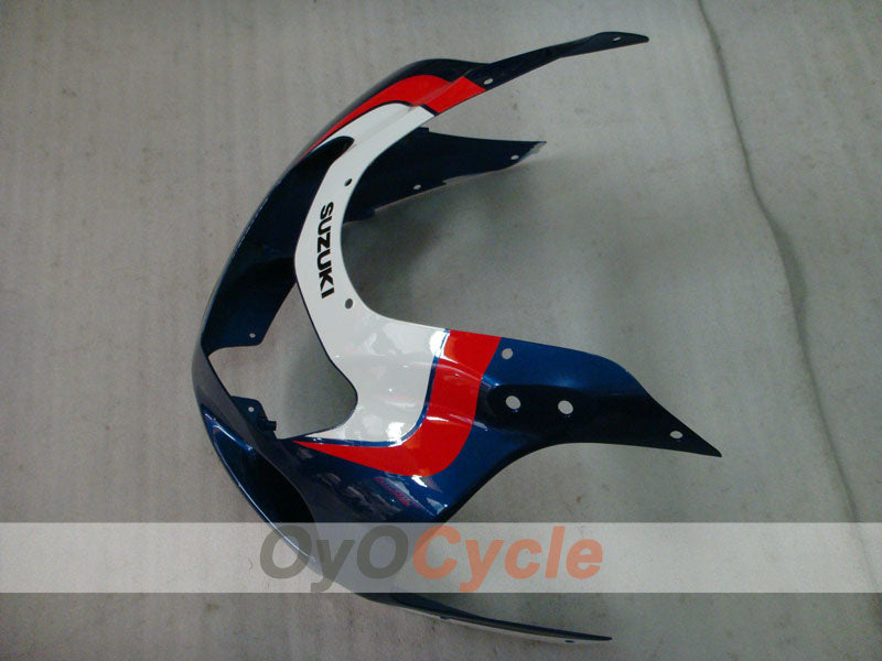 Kit de carenado por inyección para GSX R750 00-03 - Azul, Blanco - Estilo de fábrica #OYO87905123