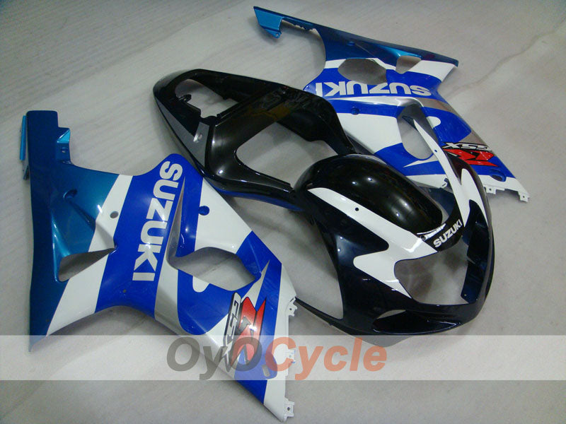 Carenado inyectado para GSX R1000 del 00-02 - Azul, Negro - Estilo de fábrica #OYO87905128