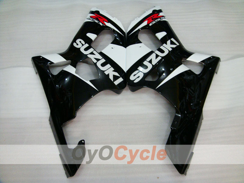 Carenado de inyección para GSX R600 01-03 - Blanco, Negro - Estilo de fábrica #OYO87901132