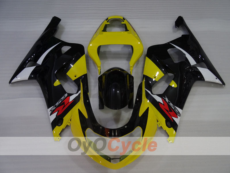 Carenado de inyección para GSX R1000 del 00-02 - Amarillo, Negro - Estilo de fábrica #OYO87905224 Imagen secundaria del producto