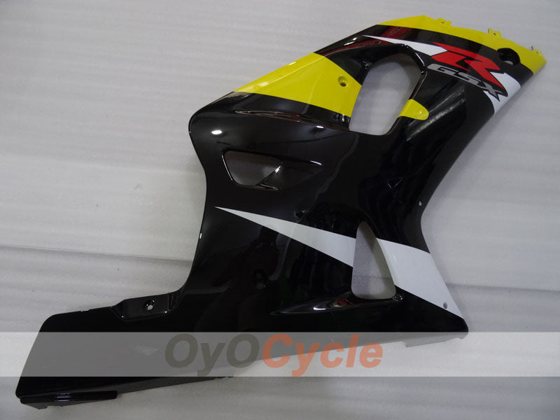 Carenado de inyección para GSX R600 01-03 - Amarillo, Negro - Estilo de fábrica #OYO87905126