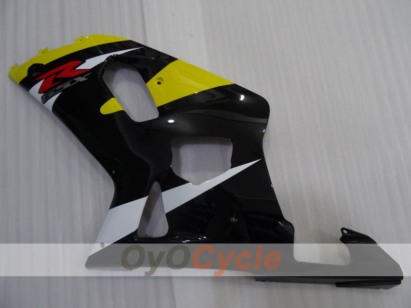 Carenado de inyección para GSX R600 01-03 - Amarillo, Negro - Estilo de fábrica #OYO87905126