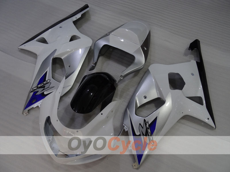 Carenado de inyección para GSX R600 01-03 - Blanco, Plata - Estilo de fábrica #OYO87905109 Imagen secundaria del producto