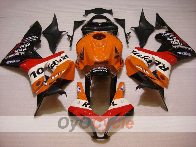 Kit de carenado de inyección para CBR600RR 07-08 - Naranja, Negro - Repsol #OYO87900424 Imagen principal del producto