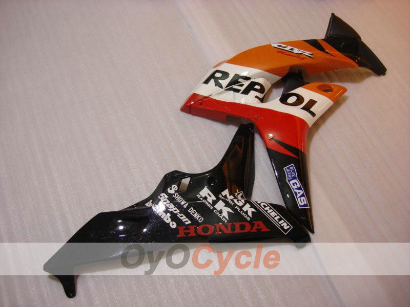 Kit de carenado de inyección para CBR600RR 07-08 - Naranja, Negro - Repsol #OYO87900424