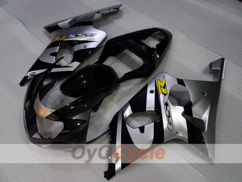 Kit de carenado de inyección para GSX R750 00-03 - Negro, Plata - Estilo de fábrica #OYO87905165 Imagen principal del producto