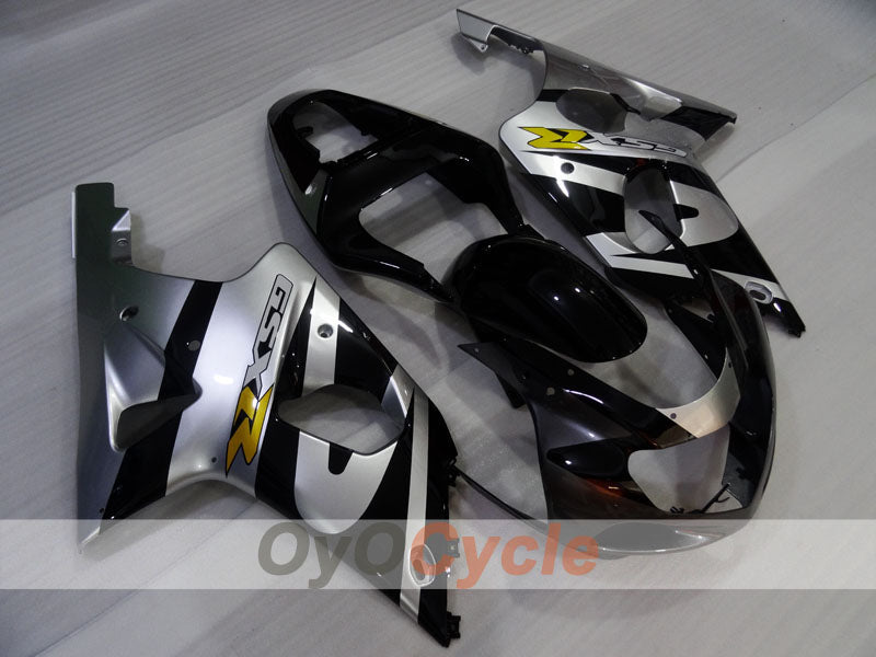 Kit de carenado por inyección para GSX R1000 00-02 - Negro, Plata - Estilo de fábrica #OYO87905211 Imagen principal del producto