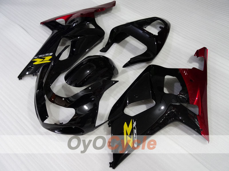Kit de carenado de inyección para GSX R750 00-03 - Rojo, Negro - Estilo de fábrica #OYO87905166 Imagen secundaria del producto