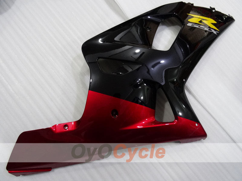 Kit de carenado por inyección para GSX R1000 00-02 - Rojo, Negro - Estilo de fábrica #OYO87905212