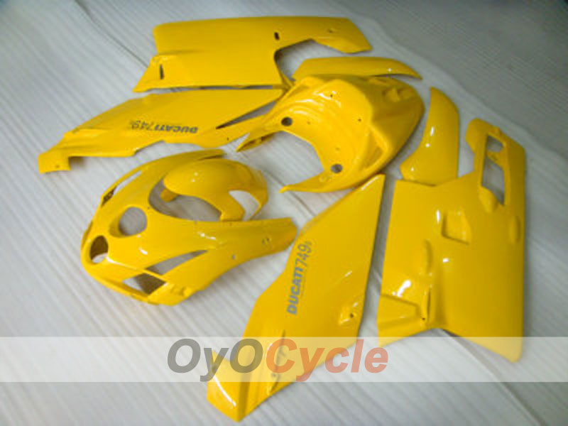 Kit de carenado por inyección para Ducati 749 03-04 - Amarillo - Estilo de fábrica #OYO87902115 Imagen secundaria del producto