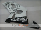 Kit de carenado por inyección para GSX R750 00-03 - Blanco, Negro - Corona #OYO87905170