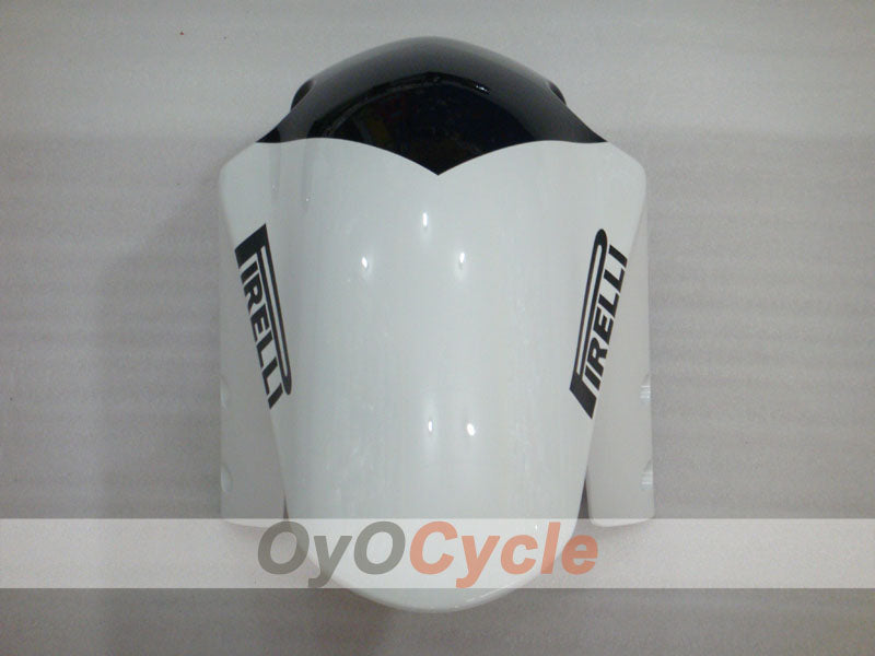Kit de carenado por inyección para GSX R600 01-03 - Blanco, Negro - Corona, MOTUL #OYO87905115