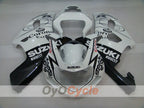 Kit de carenado por inyección para GSX R600 01-03 - Blanco, Negro - Corona, MOTUL #OYO87905115