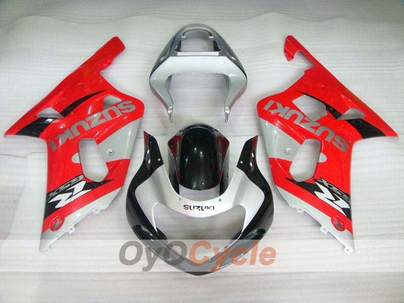 Carenado de inyección para GSX R1000 del 00-02 - Rojo, Plata - Estilo de fábrica #OYO87901785 Imagen secundaria del producto