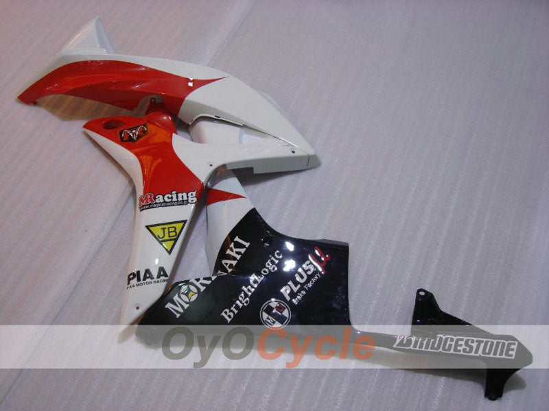 Carenado de inyección para CBR600RR 07-08 - Rojo, Blanco - M Racing, Moriwaki #OYO87900374