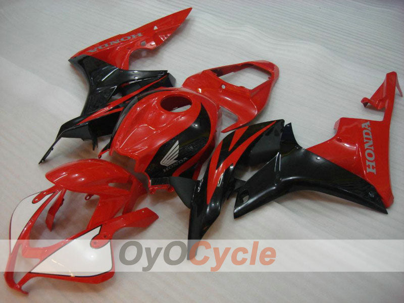 Carenado de inyección para CBR600RR 07-08 - Rojo, Negro - Estilo de fábrica #OYO87900380 Imagen secundaria del producto