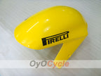 Kit de carenado de inyección para GSX R600 01-03 - Amarillo, Azul - Corona, MOTUL #OYO87905113