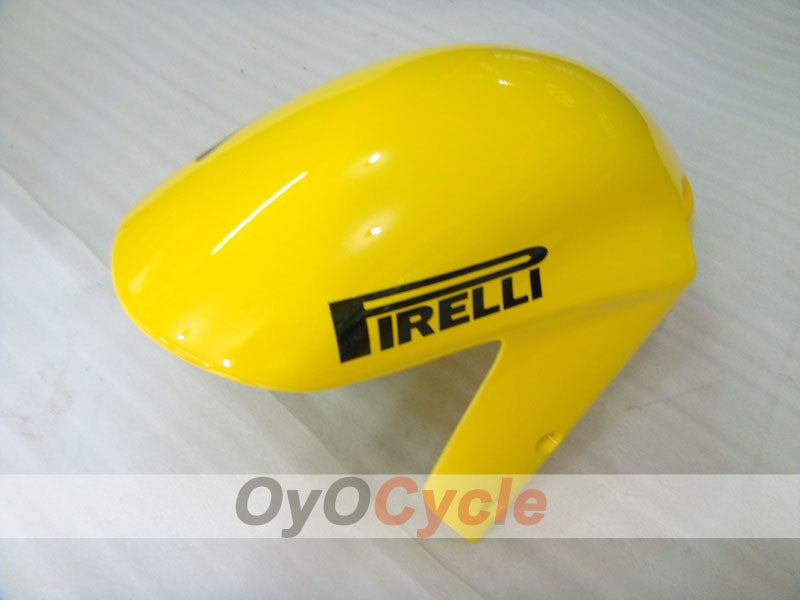 Kit de carenado de inyección para GSX R600 01-03 - Amarillo, Azul - Corona, MOTUL #OYO87905113