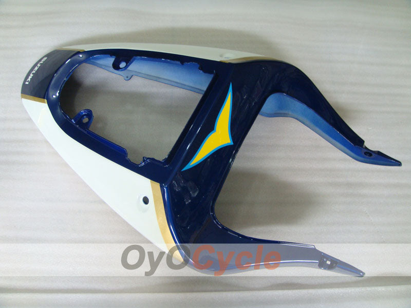 Kit de carenado de inyección para GSX R600 01-03 - Amarillo, Azul - Corona, MOTUL #OYO87905113