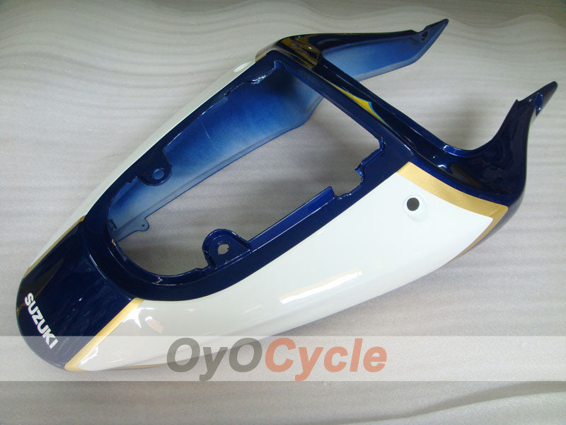 Kit de carenado de inyección para GSX R600 01-03 - Amarillo, Azul - Corona, MOTUL #OYO87905113