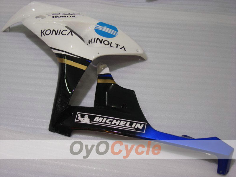 Kit de carenado por inyección para CBR1000RR 06-07 - Blanco, Negro - Konica Minolta #OYO87900614