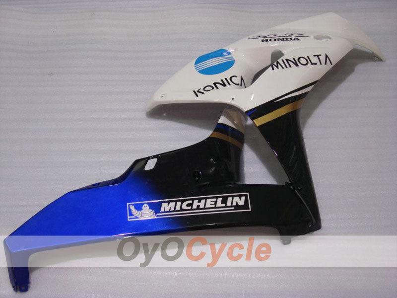 Kit de carenado por inyección para CBR1000RR 06-07 - Blanco, Negro - Konica Minolta #OYO87900614