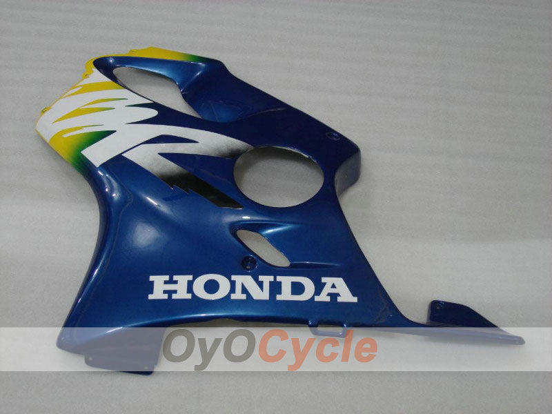 Kit de carenado por inyección para CBR600F4 99-00 - Amarillo, Azul - Estilo de fábrica #OYO87900137
