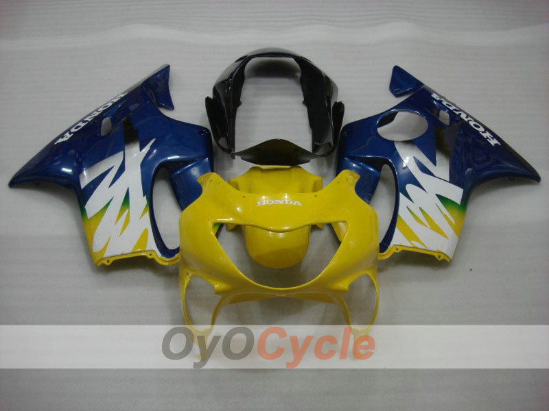 Kit de carenado por inyección para CBR600F4 99-00 - Amarillo, Azul - Estilo de fábrica #OYO87900137 Imagen secundaria del producto
