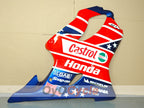 Carenado de inyección para CBR600F4 99-00 - Rojo, Azul - Castrol #OYO87900107