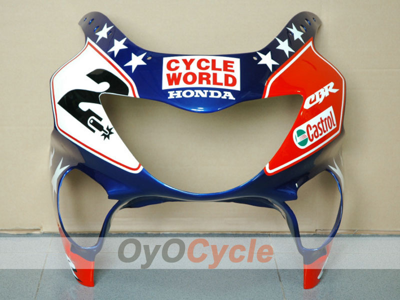 Carenado de inyección para CBR600F4 99-00 - Rojo, Azul - Castrol #OYO87900107 Imagen secundaria del producto