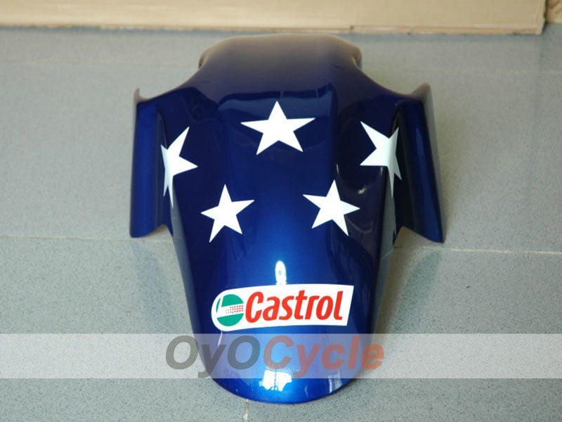 Carenado de inyección para CBR600F4 99-00 - Rojo, Azul - Castrol #OYO87900107