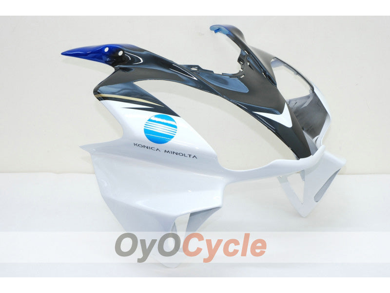 Kit de carenado por inyección para VFR800 02-13 - Azul, Blanco - Konica Minolta #OYO87902821