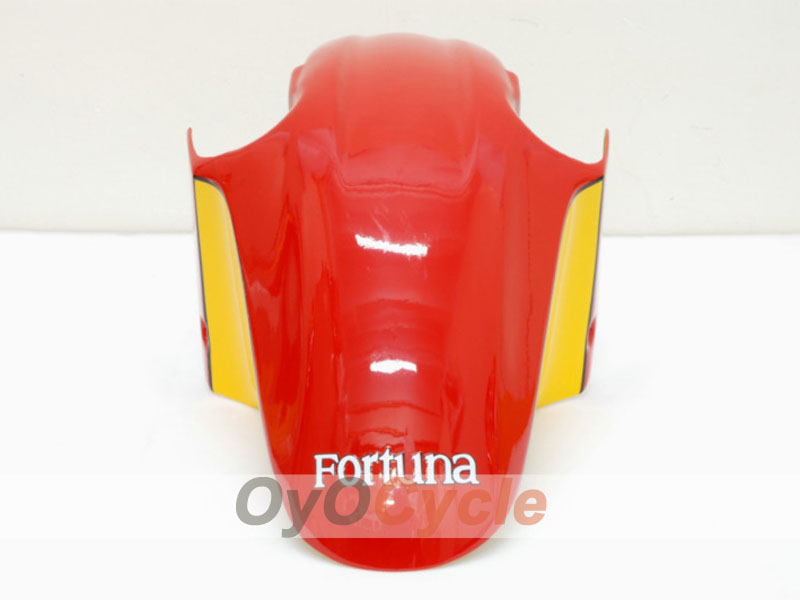 Kit de carenado por inyección para CBR600F4i 01-03 - Rojo, Amarillo - Castrol #OYO87900156