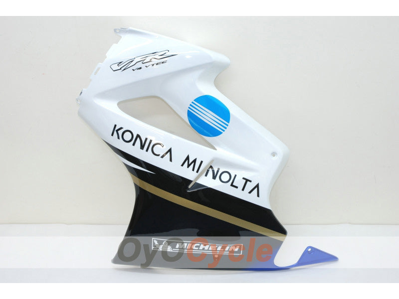 Kit de carenado por inyección para VFR800 02-13 - Azul, Blanco - Konica Minolta #OYO87902821