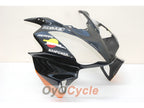 Kit de carenado por inyección para VFR800 02-13 - Rojo, Naranja - Repsol #OYO87902833