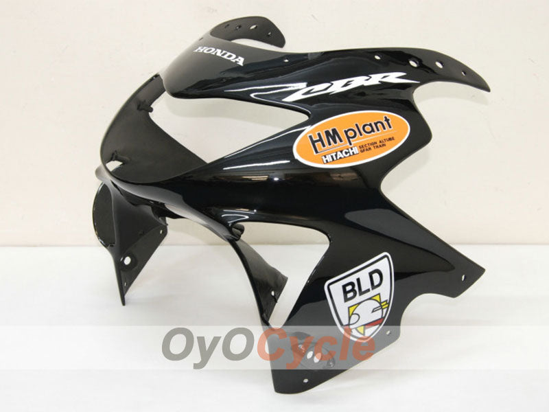 Kit de carenado de inyección para CBR600F4 99-00 - Negro - Castrol #OYO87900113