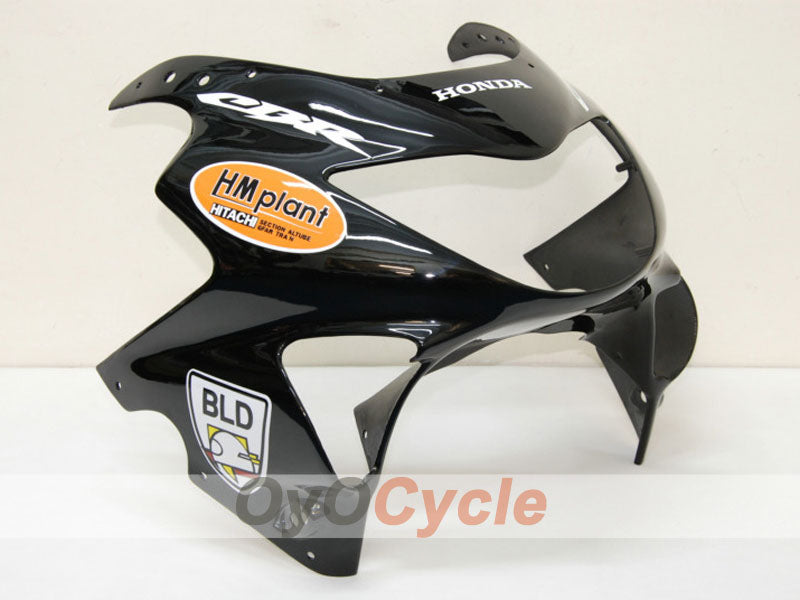 Kit de carenado de inyección para CBR600F4 99-00 - Negro - Castrol #OYO87900113