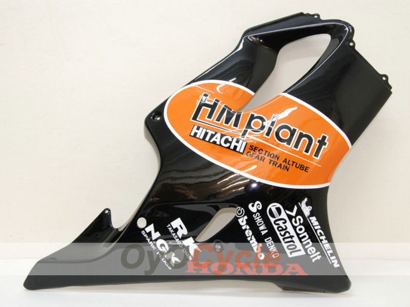 Kit de carenado de inyección para CBR600F4 99-00 - Negro - Castrol #OYO87900113