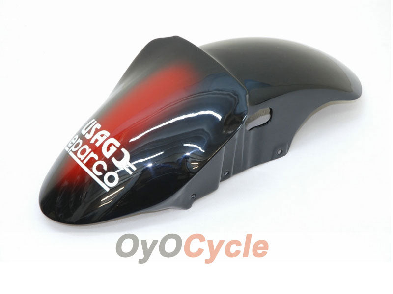 Kit de carenado por inyección para NINJA ZX-6R 00-02 - Rojo, Negro - Play Station #OYO87901741
